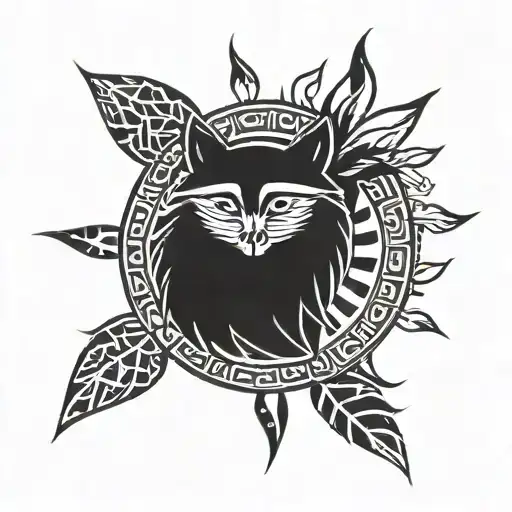 indigenous tattoo design idea