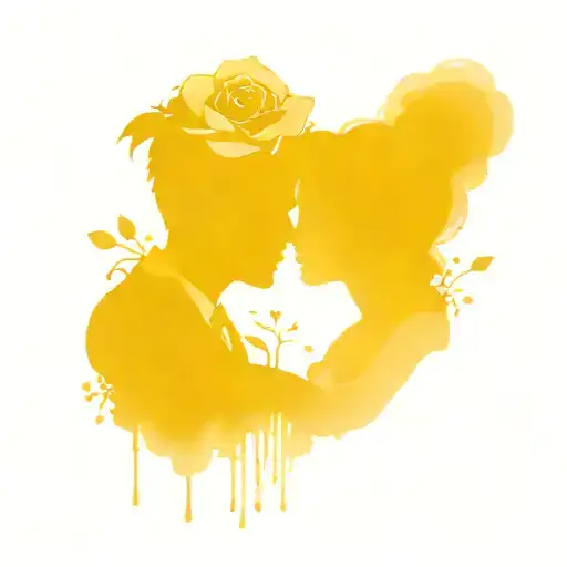 roses corpse bride groom holding hands number tattoo design idea