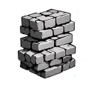 bricks tattoo design idea