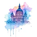 famous architecture  tattoo design idea