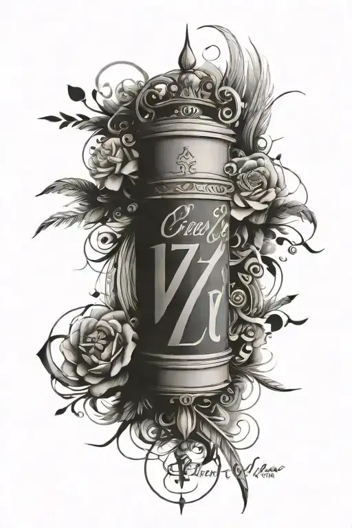 Proverbs 17/1 in Roman numerals forarm half sleeve tattoo design idea