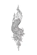 henna tattoo design idea