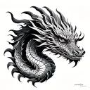 dragon mandala design tattoo design idea