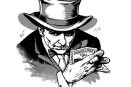 Gangster Monopoly Man tattoo design idea