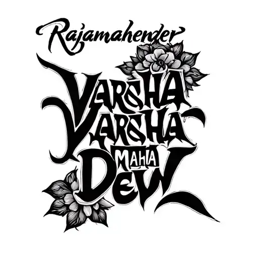 "Rajamahender Varsha Maha Dev" Any Objects tattoo design idea