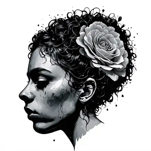 Overthinking Depression tattoo design idea