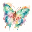 buterfly, autism, ADHD tattoo design idea
