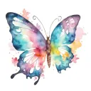 buterfly, autism, ADHD tattoo design idea