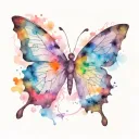 buterfly, autism, ADHD tattoo design idea