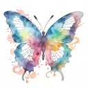 buterfly, autism, ADHD tattoo design idea