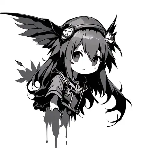 made in abyss faputa symplistic tattoo design idea