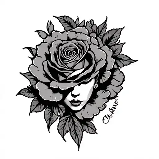 Whore tattoo design idea