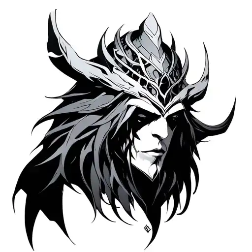 Beru Solo Leveling tattoo design idea