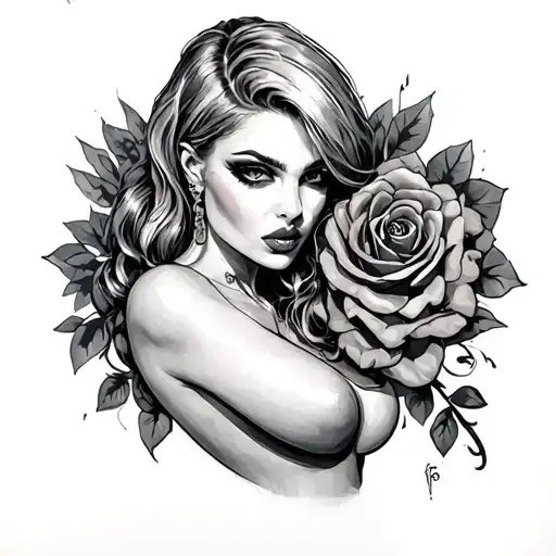 Slut tattoo design idea