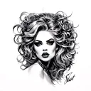 Slut tattoo design idea