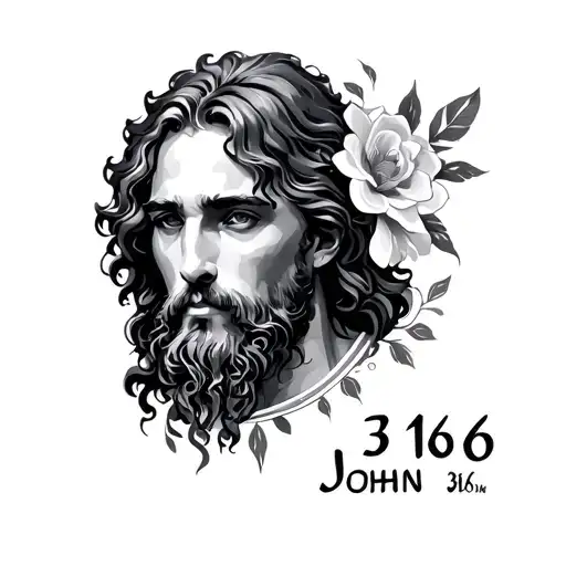 John 3 16 tattoo design idea