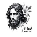 John 3 16 tattoo design idea