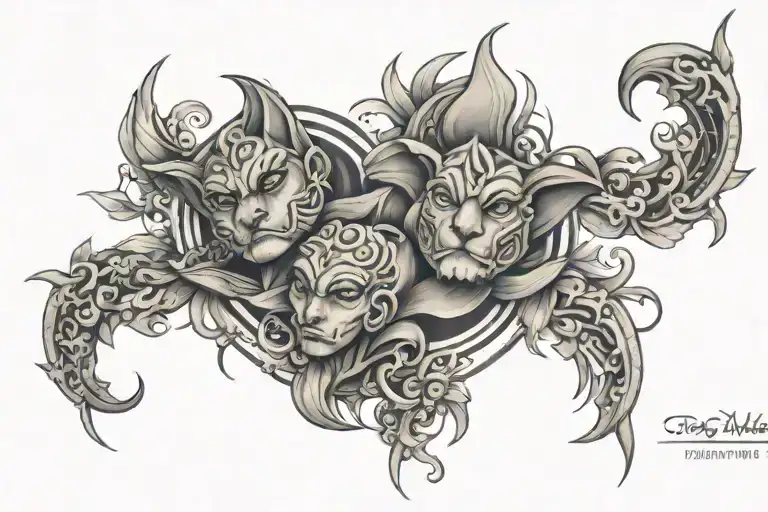 Joshua and Ethan tattoo design idea