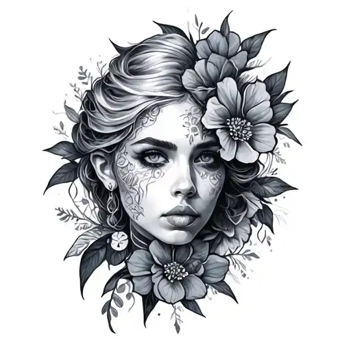 3 4 Sleeve tattoo design idea
