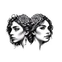 Gemini Twins tattoo design idea