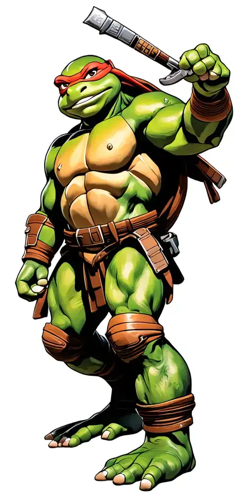 teenage mutant ninja turtles tattoo design idea