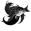 Pisces Libra tattoo design idea