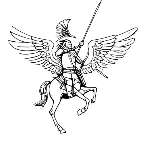 Winged Hussar tattoo design idea