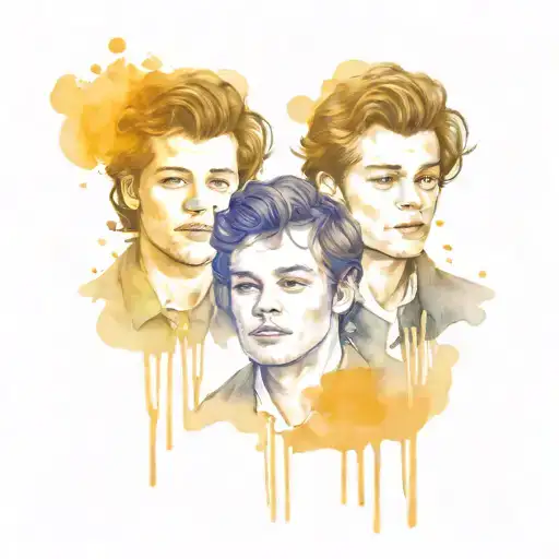 Louis Tomlinson Harry styles tattoo design idea