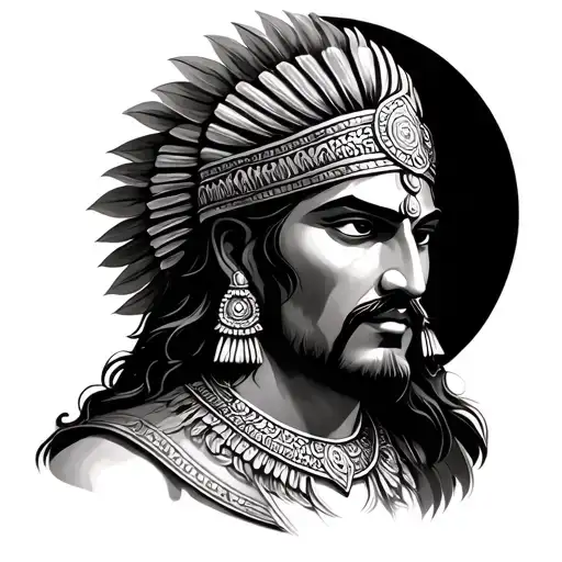 Mahabharat tattoo design idea