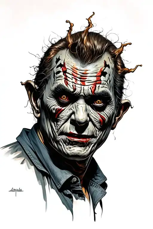 Freddy Krueger tattoo design idea