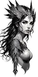 artemis tattoo design idea