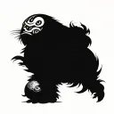 Daruma Doll tattoo design idea