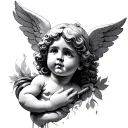 Cherub tattoo design idea