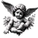 Cherub tattoo design idea