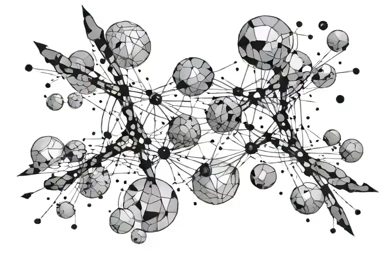 Gemini constellation minimalist tattoo design idea