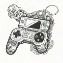 a normal playstation portable tattoo design idea