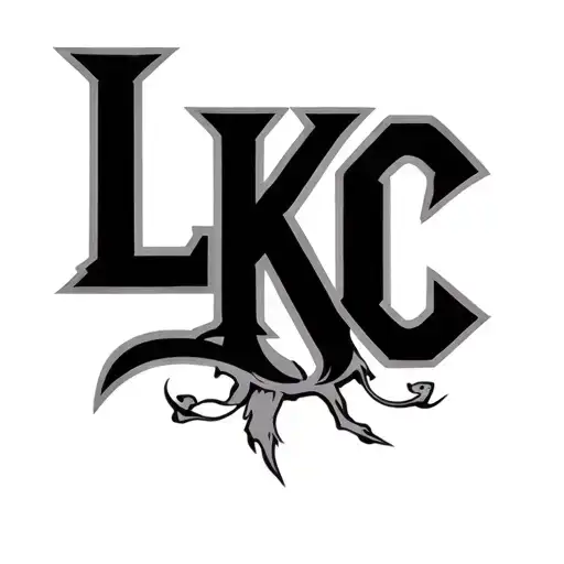 "LKC" "LKC" cattle brand tattoo design idea