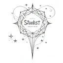 the phrase "made of stardust and poetry" tattoo design tattoo design idea