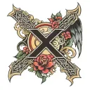 XO zymbol tattoo design idea