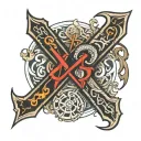 XO zymbol tattoo design idea