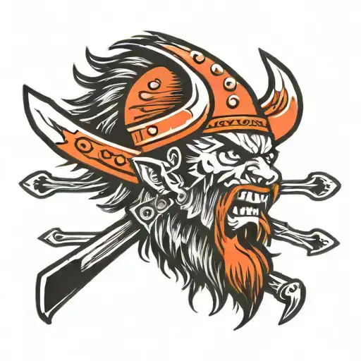 berserker brand tattoo design idea