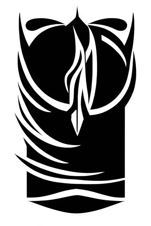 Nordic symbols tattoo design idea
