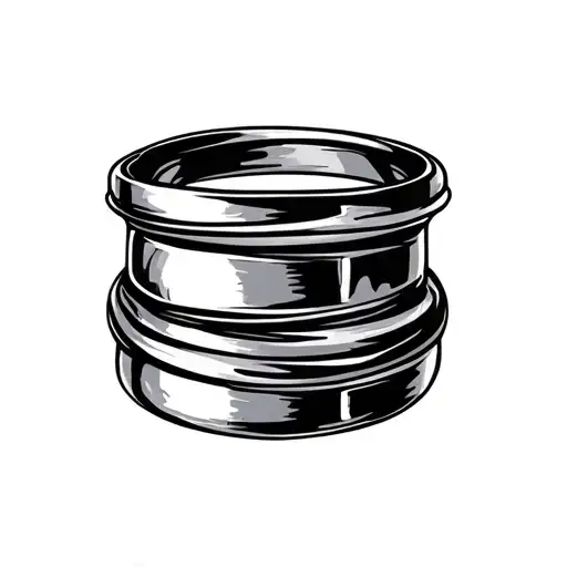 wedding ring finger tattoo design idea