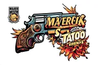 Maverick wrapped tattoo design idea