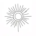 the sun will always there waiting after the rain tattoo design idea