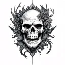 Jackdow tattoo design idea