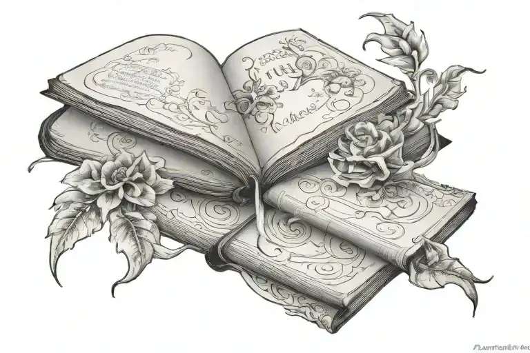A Little Life book tattoo design idea