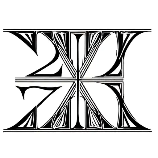 2003 Roman numerals tattoo design idea
