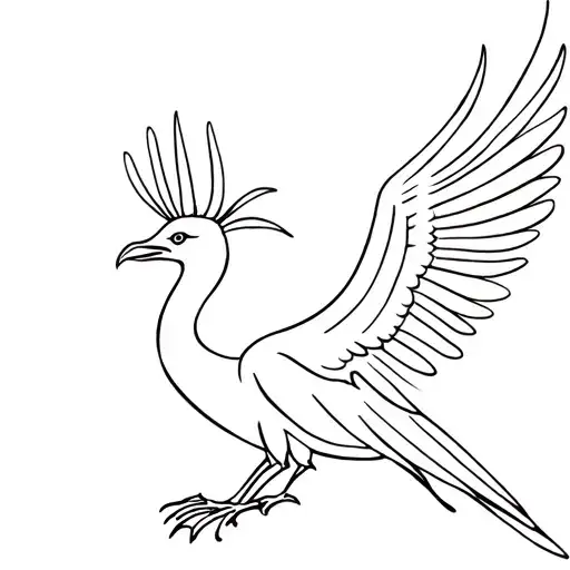 liver bird tattoo design idea