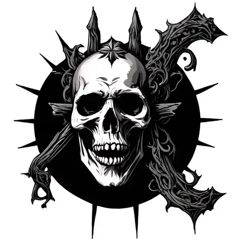 Antichrist tattoo design idea